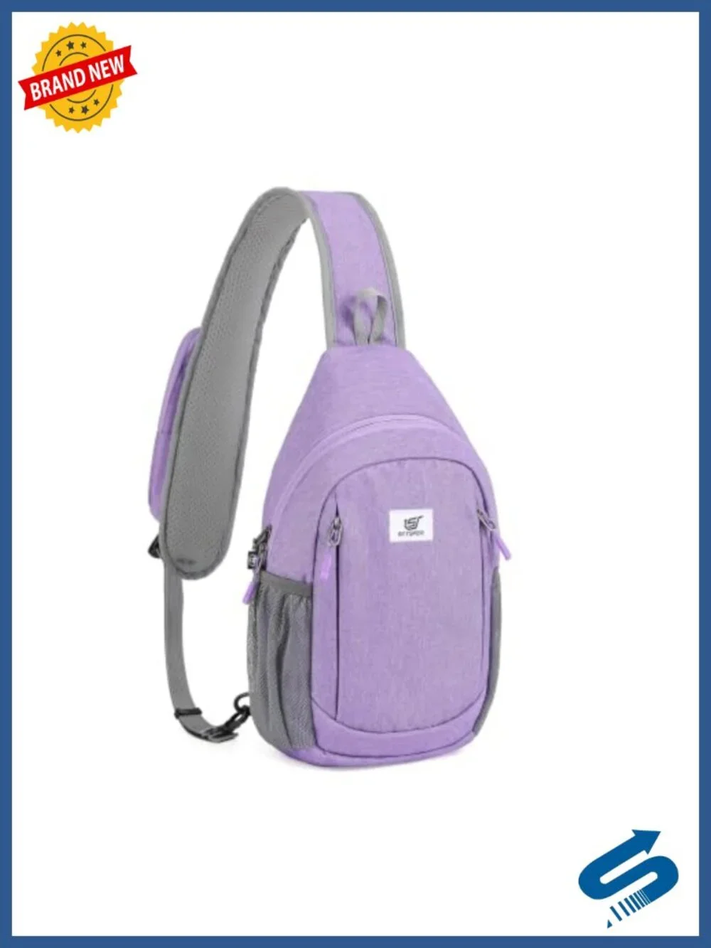 Anti Theft Sling Bag RFID Blocking Crossbody Backpack Water Resistant Daypack